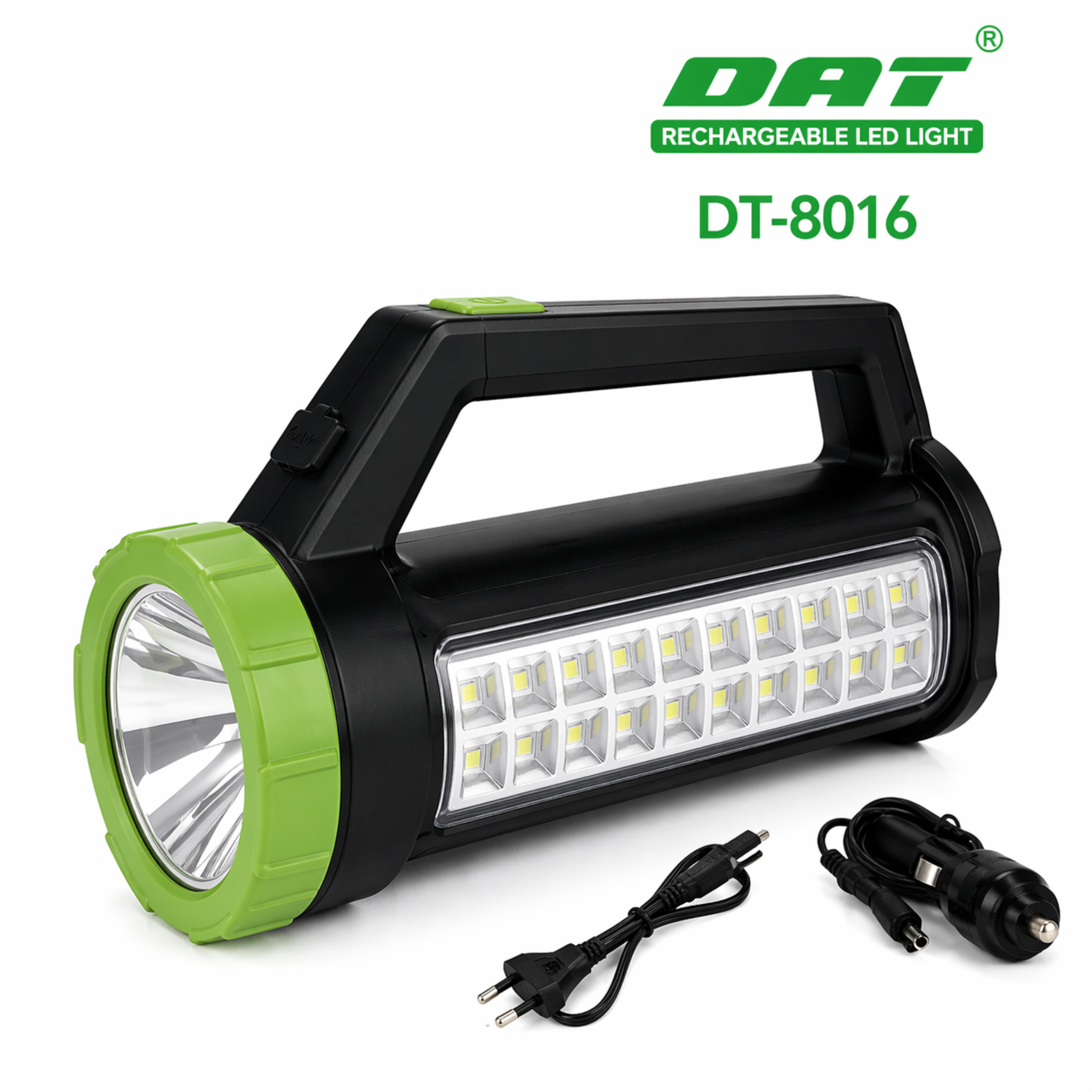DAT DT-8016 Rechargeable LED Emergency Light & Flashlight