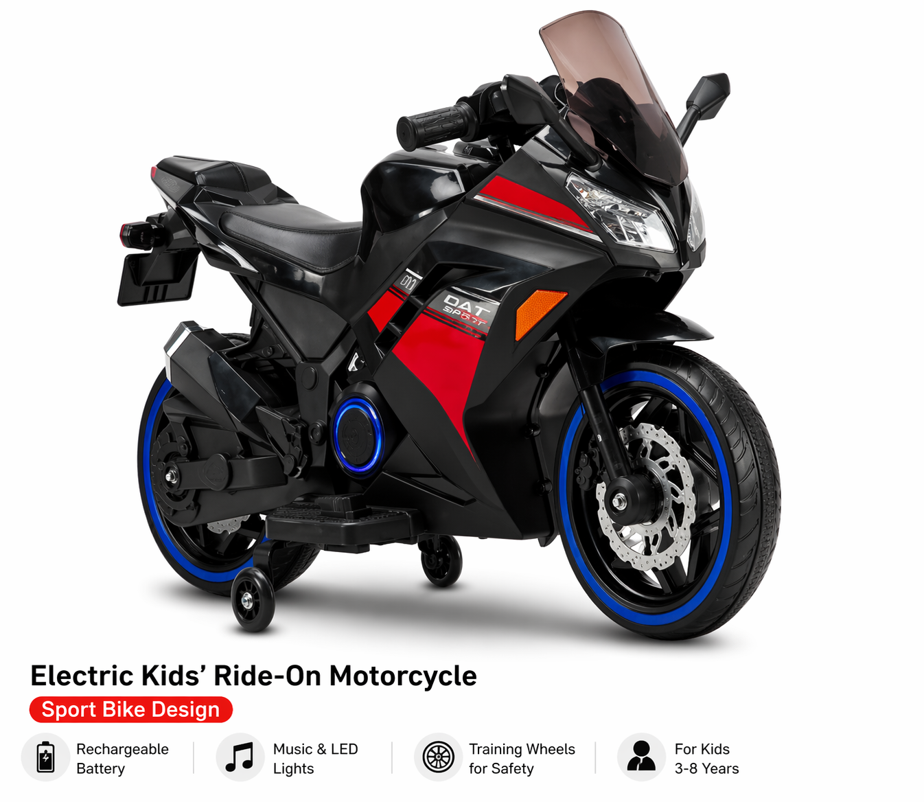 Electric Kids Ride-On Motorcycle