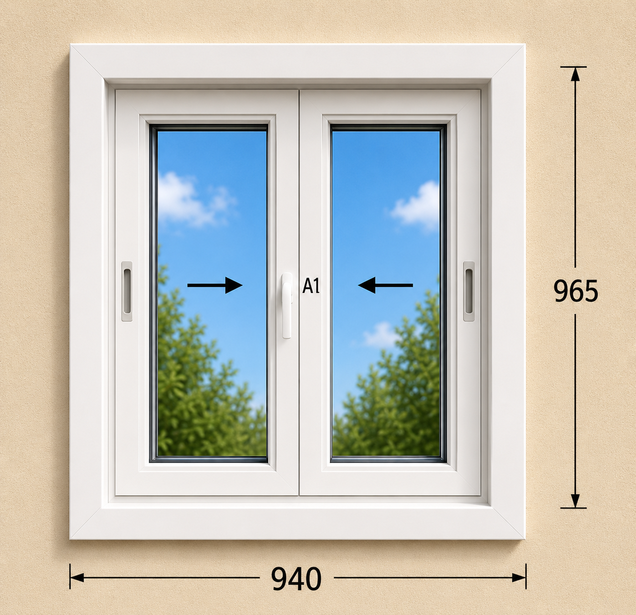 37X38 Sliding Window
