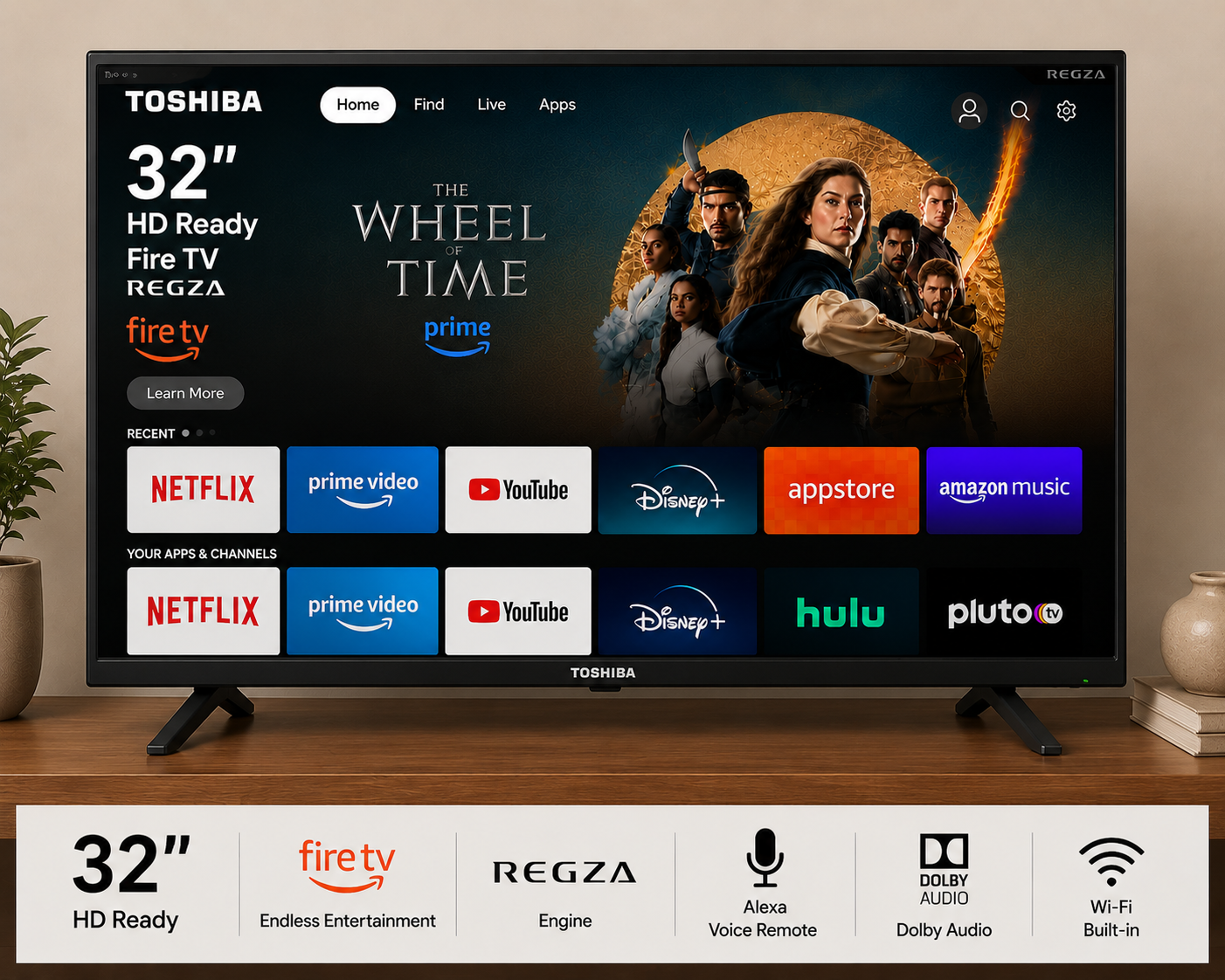 TOSHIBA 32'' FIRE TV REGZA