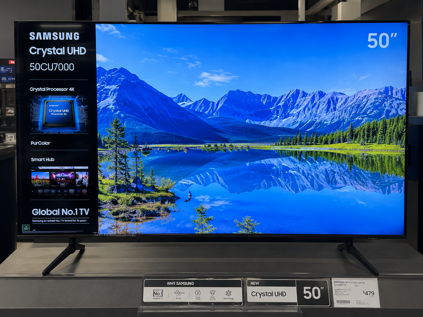 SAMSUNG 50'' CRYSTAL 2025