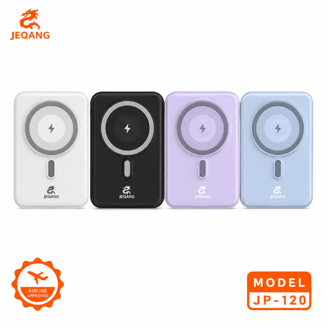 JP-120 with wireless fast charging power bank