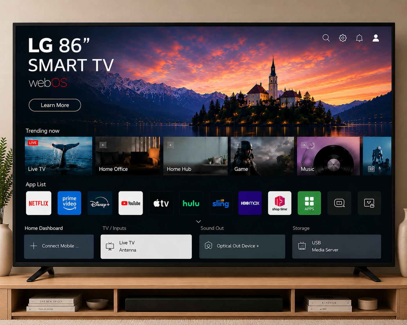 LG 86'' SMART TV