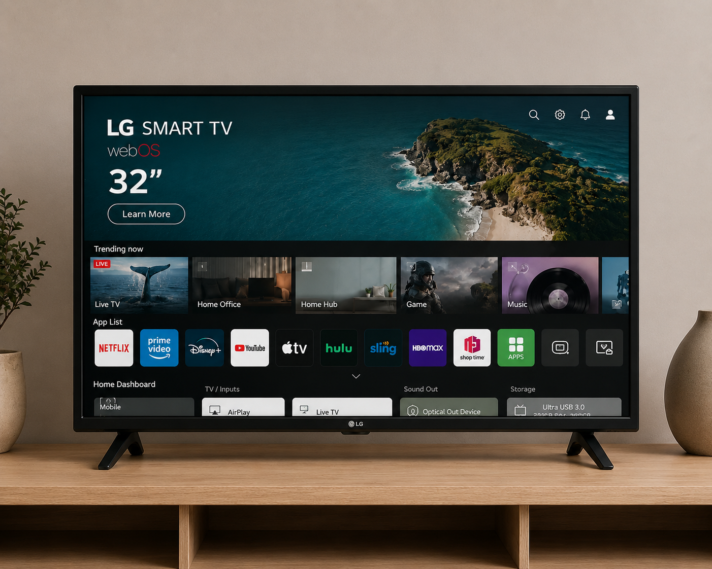 LG 32'' SMART TV