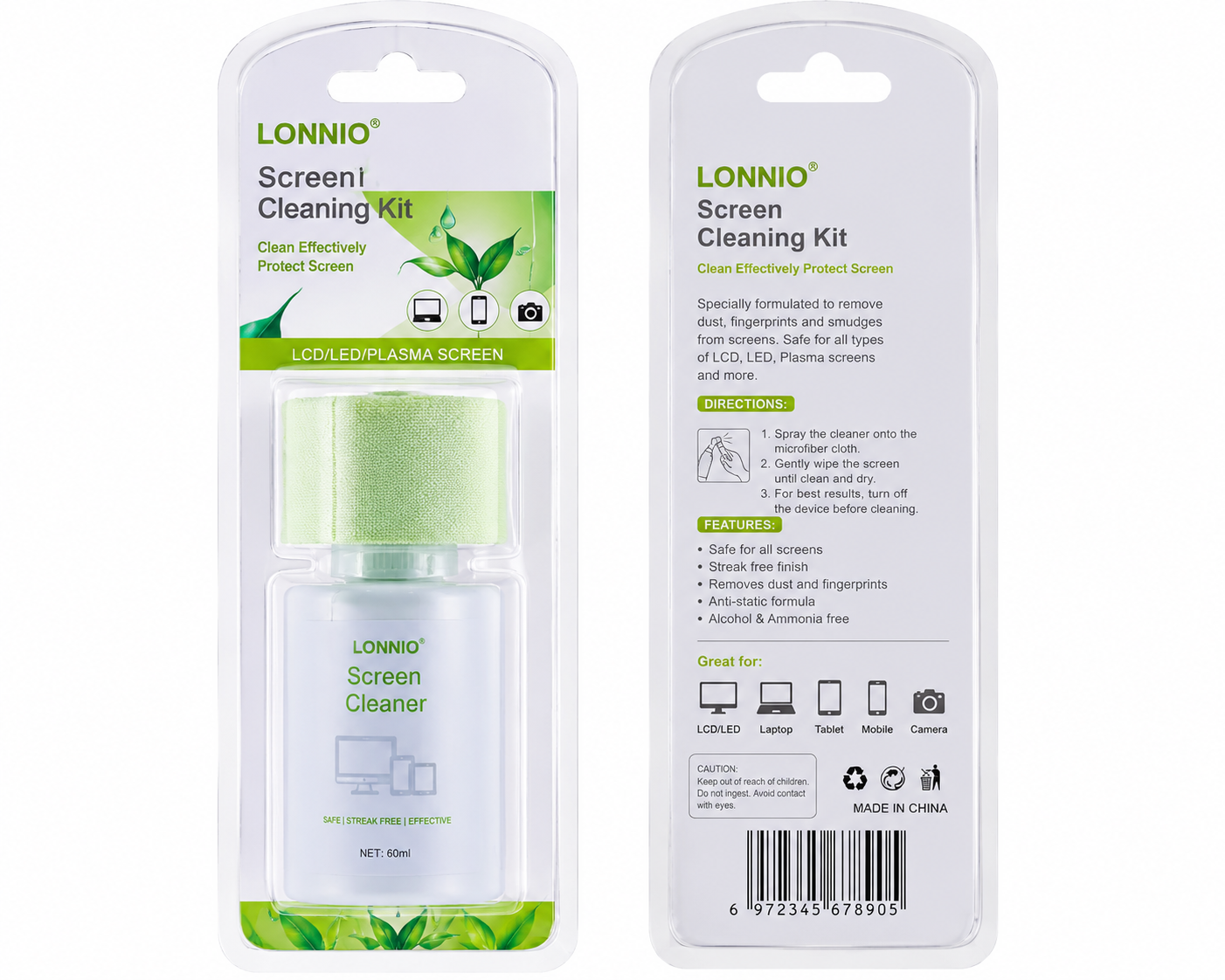 Screen cleaner kit
