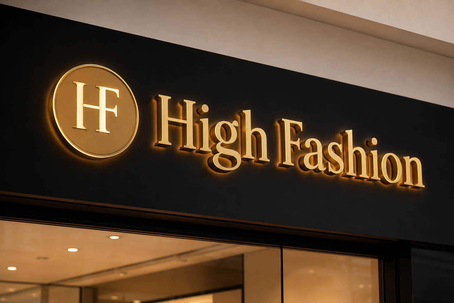LED store front sign