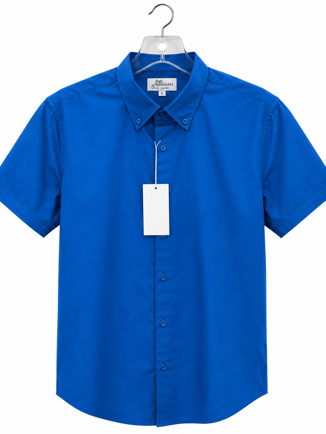 Men’s Short-Sleeve Button-Down Shirt