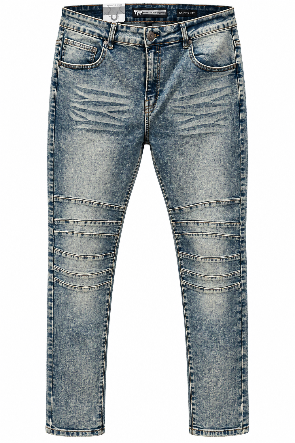 Men’s Skinny-Fit Biker Jeans
